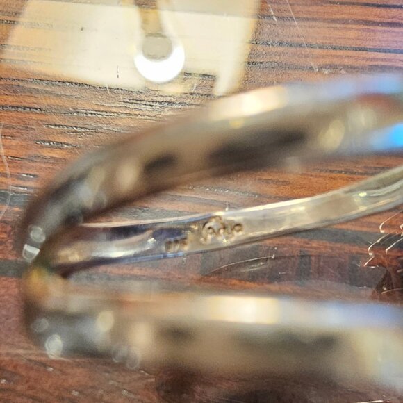 Aryo Raw Rough Purple Tanzanite & 925 Sterling Silver Statement Ring Size 10 - Picture 7 of 11